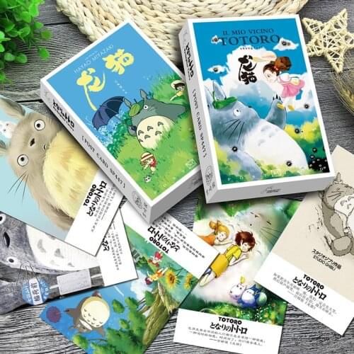 36 Sheets/Set Kawaii Totoro Postcard /Greeting Card/Message Card/Christmas and New Year gifts