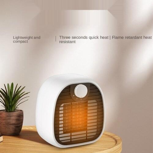 650 1000w Tip Over Protect Household Desktop Ptc Ceramic Space Room Mini Room Fan Air Electric Heater