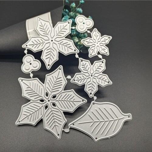 95AA Leaves Flowers Metal Cutting Dies Stencil DIY Scrapbooking Album Paper Card Template Mold Embossing Decoration