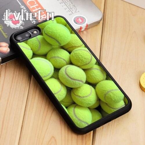 LvheCn green tennis balls Accessories Phone Case Cover For iPhone 5 6s 7 8 plus 11 12 Pro X XR XS max Samsung S7 edge S8 S9 S10