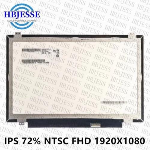 14.0inch IPS Laptop Screen B140HAN01.2 B140HAN01.1 B140HAN01.3 For Lenovo T440 T450 LCD Display Matrix FHD 1920*1080 Replacement
