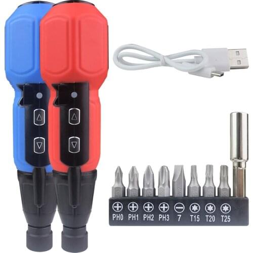 Electric Cordless Screwdriver 3.6V Rechargeable Magnetic Screwdriver Bits Set Lithium Battery Repair Tool Power Tools