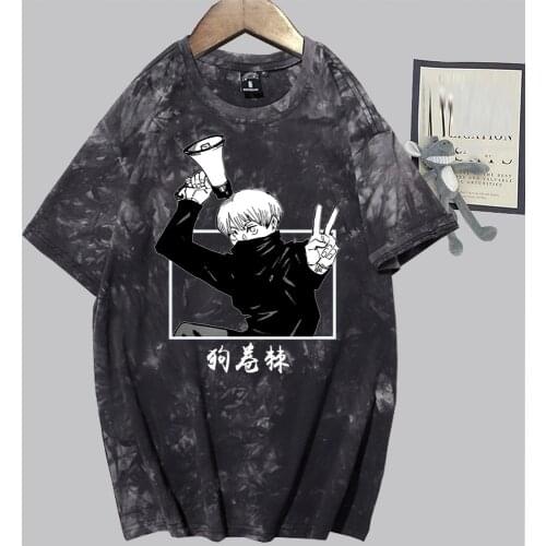 Japanese Anime Jujutsu Kaisen Inumaki Toge T-shirt Short Sleeves Tee Shirt Women