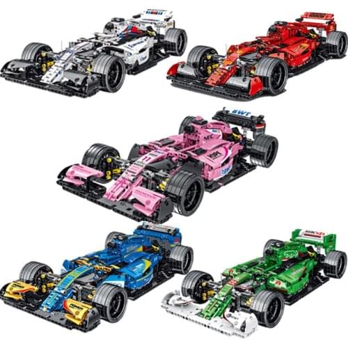 Creator New Technologies RSR Super Racer GTE SUV Roadster Puzzle Assemble Building Bricks MOC Model Module Brick Boy Toy