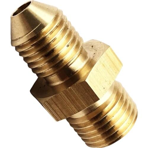 Brass AN4 4an To 1/2-20 UNF Male Fitting Straight Adapter Fits Oil Water Gas