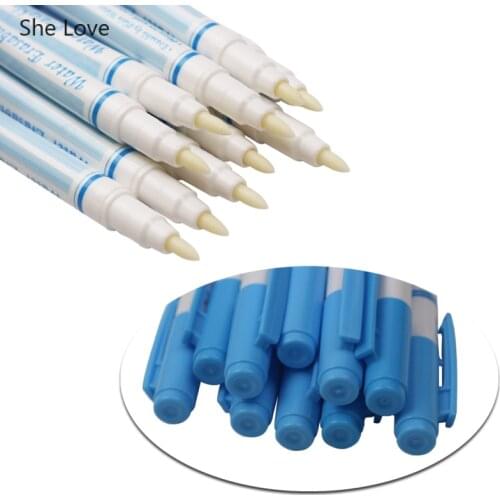 Chzimade Water Erasable Pen Ink Marker Pen For Diy Fabric Making Cross Stitch Marker Pen Needlework Sewing Handmade Tools