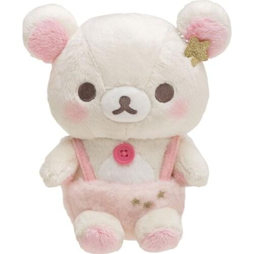 New Cute Rilakkuma Plush Pink Korilakkuma Star Angel 20/40cm Plushie Stuffed Animals Toys Dolls Baby Kids Girls Children Gifts