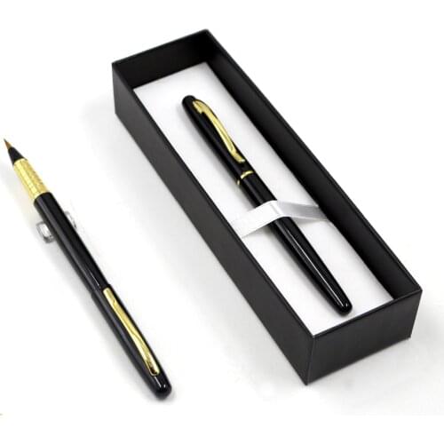 Refillable Calligraphy Writing Brush Fountain Pen for Drawing Writing Students Friends Family Birthday Festival Holiday Gift