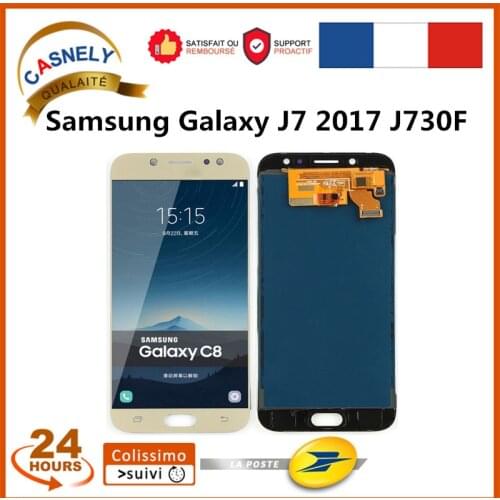 Mobile LCD Display Touch Screen Digitizer Assembly For Samsung Galaxy J7 2017 SM-J730F Repair Part Accessories