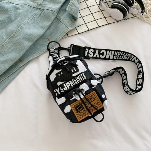 2021 Fashion Cow Pattern Printing Women Fanny Pack Nylon Belt Zipper Waist Bag Casual Shoulder Chest Bum Bags Sports Waist Packs