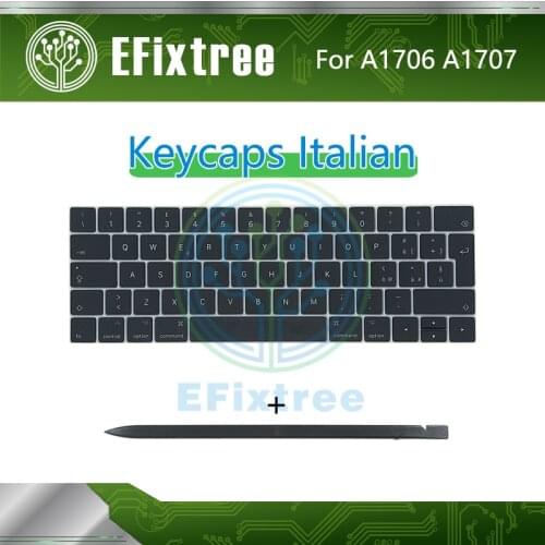 New A1707 Keyboard Keys Keycaps Italian IT For Macbook Pro Retina 13" A1706 Keycap Key Set Key cap 2016 2017