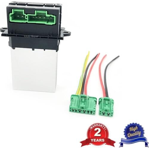 Blower Heater Resistor Connector Wire Harness for Citroen Renault Megane Clio Scenic Peugeot 207 607 6441L2 7701048390