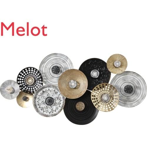 Northern Europe Style Wall Hanging Ornaments Iron Art Wall Decoration Three-dimensional Wall Decoration A Living Room Background