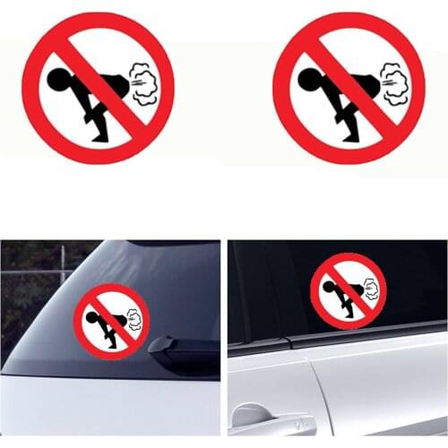 2 Pcs Bicycle Reflective Decals Stickers Car MTB Mountain Bike No Farting Reflective Sticker Night Riding Bicycle Accessories