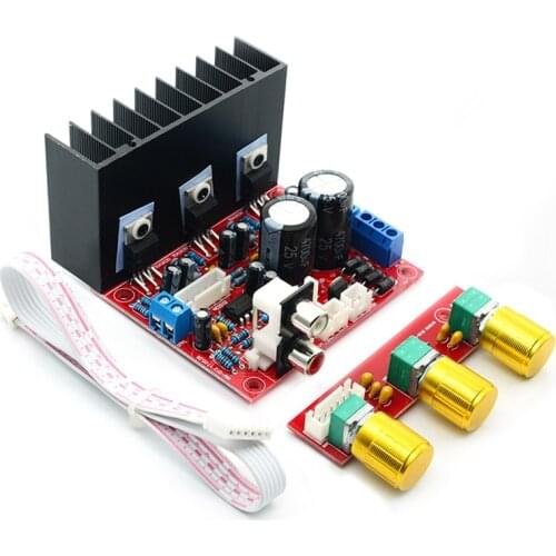 TDA7377 2.1ch amplifier Single power computer super bass 2.1 amplifier board 3 channel sound amplifier DIY suite