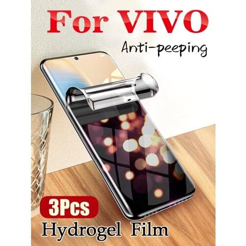 X60 ProPlus Anti-Peeping Screen Protector For VIVO X50Pro+ Plus NEX 3S Privacy Hydrogel Film IQOO 7 Z1X NEO 5 Ultra-Thin Soft HD