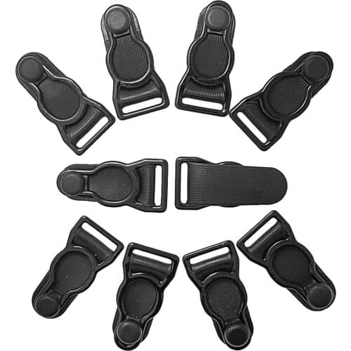 10 Pcs 12mm Leg Garter Belt Metal Hooks Lingerie Stockings Buckle