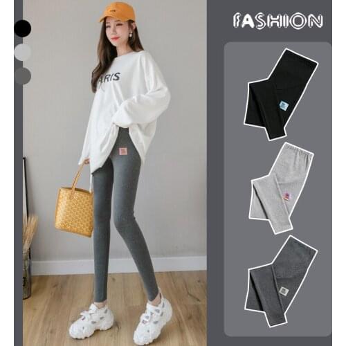 1986# Maternity Pants Spring Autumn Slimming Stretch Elastic Waist Pants Maternity Leggings Trousers