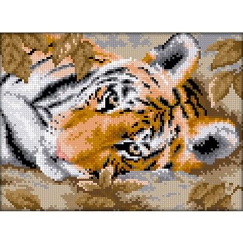 5D Diy Diamond Painting Cross Stitch Full Diamond Embroidery Tiger 3D Diamond Mosaic Pattern Rhinestone Pasted Needlework Resin