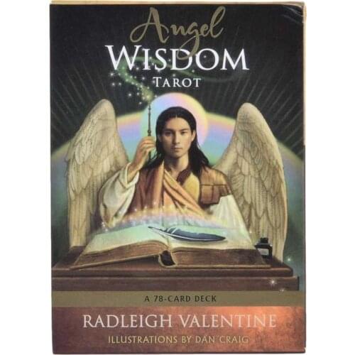 78PCS Tarot Cards for Angel Wisdom English Version Board Games Tarot Deck Game New For Beginners With Guidebook Game