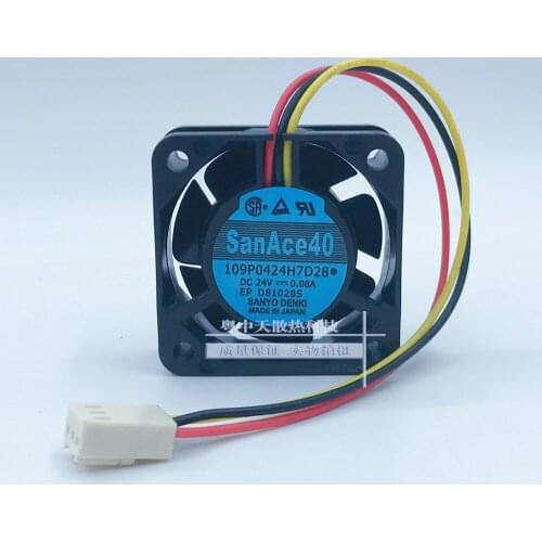 Free Shipping NEW 109P0424H7D28 24V 0.08A 40*40*15 4015 Inverter FANUC system fan