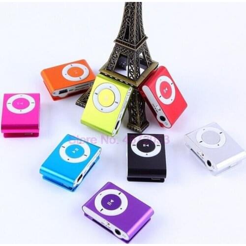 200pcs/lot Big promotion Mirror Portable MP3 player Mini Clip MP3 Player sport mp3 music player walkman lettore mp3