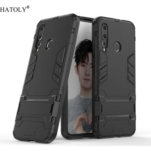 For Huawei Nova 4 Case Rubber Robot Armor Shell Fashion Hard PC Back Phone Cover for Nova 4 Protective Case for Huawei Nova 4