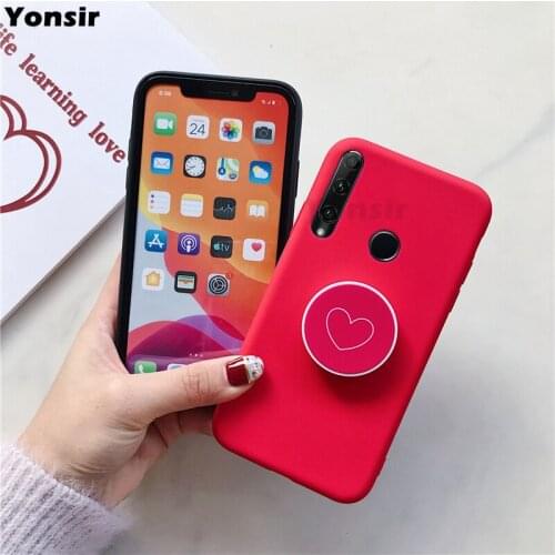 For Huawei Honor 10i Case Soft For Honor 10 Lite Phone Holder Cover For Huawei Honor10i 10 i Silicone Stand Cases Bumpers Matte