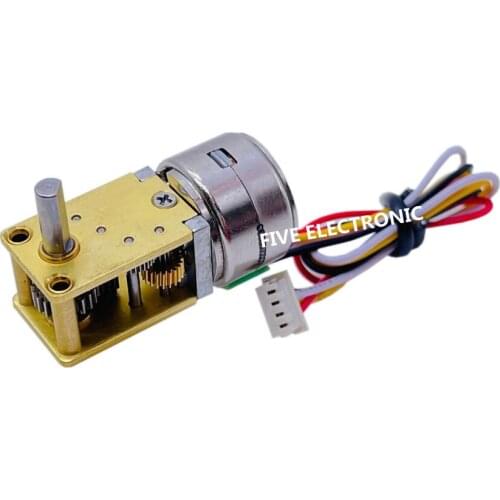 1812-15BY Micro DC 5V12V Stepper Gear Motor 2-Phase 4-Wire Worm gGar Deceleration for DIY Model
