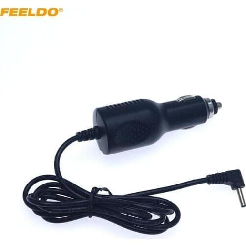 FEELDO 1Set Car DC12V Cigar Lighter Power Source Charger Adapter Output With 3.5mm Jack Plug #AM5495