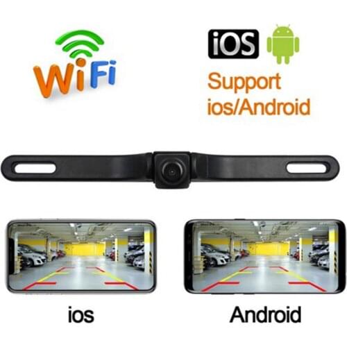 WIFI Backup Camera Parking Kit Car Rear View Mirror Monitor Waterproof Rear View Camera For IPhone For Android