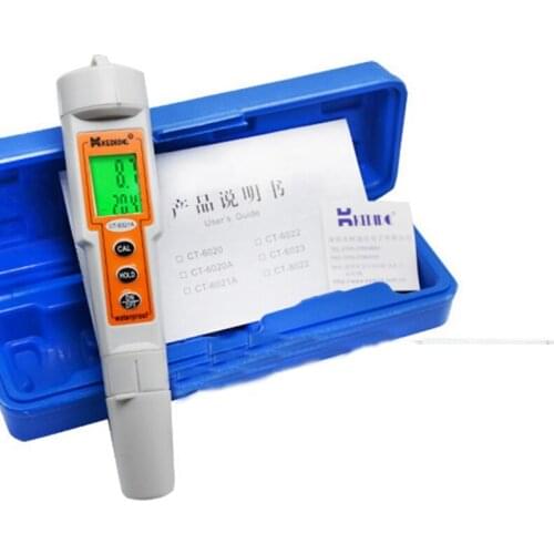 Kedida Waterproof Digital PH Meter 0.0-14.0 pH LCD Display Portable Ph Temperature Aquarium Aquaculture Water Quality Tester
