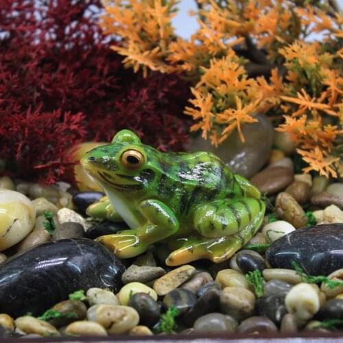 Landscape Garden Cute Resin Toad Frog Big Eyes Statue Lawn Ornaments Gift