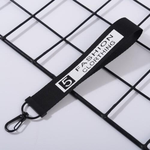 FASHION Ribbon Keychain Women Phone Case Wallet key Chain Lanyard Neck porte clef For Bag Charms Keyring llaveros mujer S057