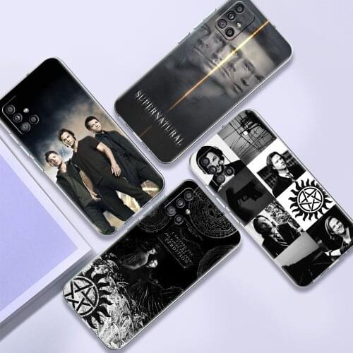 Soft TPU Case For Samsung Galaxy A51 A21s A52 A71 A12 A31 A41 A32 A02s M31 A11 A72 Transparent Phone Cover Supernatural TV Show
