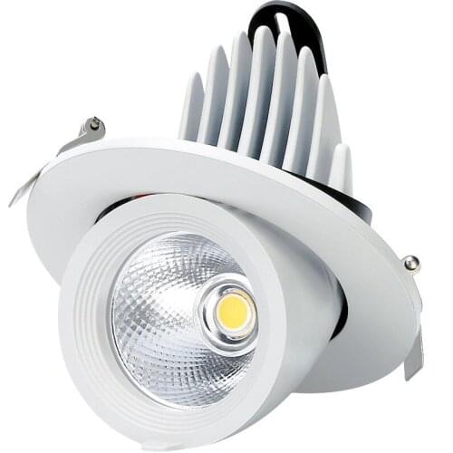 Dimmable Led downlight light 10W 15W 25W 30W Recessed led light 360 degree rotatable Ceiling Spot Light ceiling recessed Lights