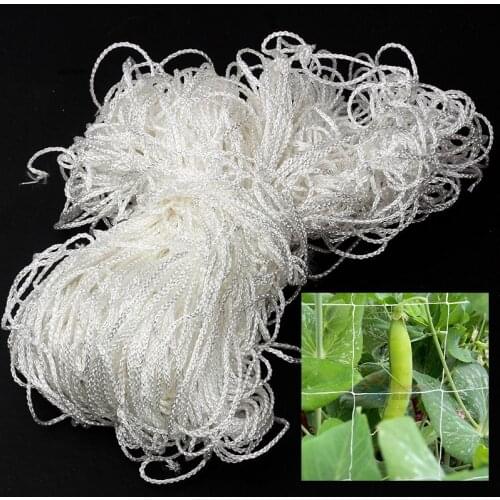 Two Types 5'x15'/6'x16' Nylon Garden Plants Climbing Net Gourd Loofah Tomato Vine Flower Support Holder Garden Growing Netting