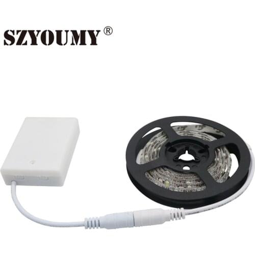 SZYOUMY 50CM 1M 1.5M 2M Battery Powered LED Strip 3528 SMD Waterproof Flexible LED Strip String Light Warm White Cool White RGB