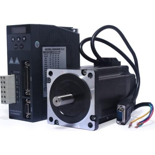 Nema 34 86 High-speed Closed-loop 8.5Nm Stepper Motor + HB860MB Digital Display Servo Driver 8.5NM 86 Hybrid closed loop 2-phase
