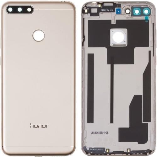 Housing Back Battery Cover Repair Part Replacement compatible with Huawei Honor 7A Pro 5,7", (With Side Button,With Camera Lens)