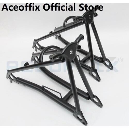 ACEOFFIX 2020 Black Brompton folding bike Frame chrome molybdenum steel rear Rack