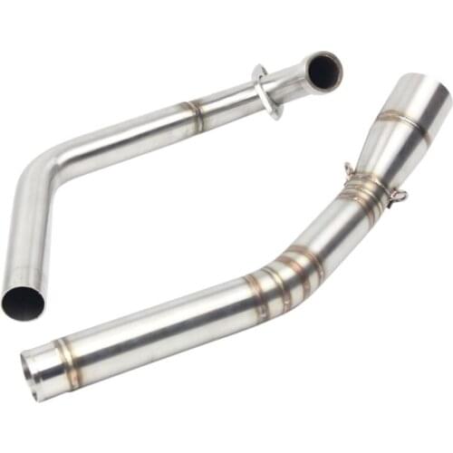 1 Set for Yamaha R15 2015-2017 Motorcycle Exhaust Muffler Pipe Front Section Middle Link Pipe Connect Modified Accessories