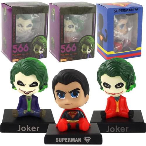 13cm Bobble Head Q Version Car Decoration Dolls PVC Action Figure Toys