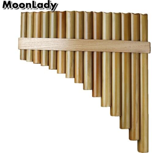 15 Pipes Pan Flute G Key High Quality Pan Pipes Woodwind Instrument Chinese Traditional Musical Instrument Bamboo Pan flute