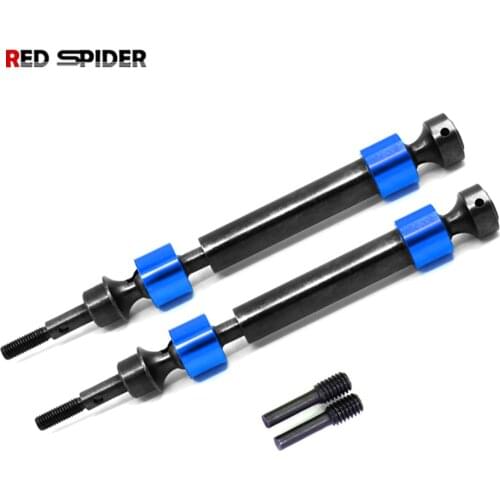 2Pcs RS-RC Hard Steel CVD Swing Driveshaft Axles Splined 5451X For Traxxas 1/10 E-Revo Summit Revo 3.3 E-MAXX T-MAXX