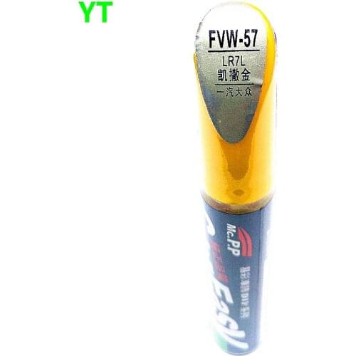 Car scratch repair pen, auto painting pen gold color for volkswagen polo golf 6,7 touran passat tiguan CC ,car painting pen
