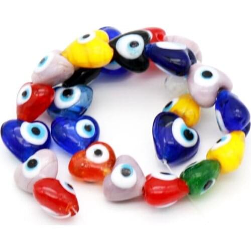Random mixing 14*14mm 24pcs/lot Heart Shape glazed Beads Chamilia Beads DIY Bracelets Jewelry Makings Wholesale