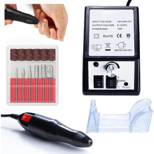Electric Apparatus for Manicure 20000RPM Nail Milling Machine Drill Bits Set Cuticle Acrylic Gel Remover Nail Art Tool