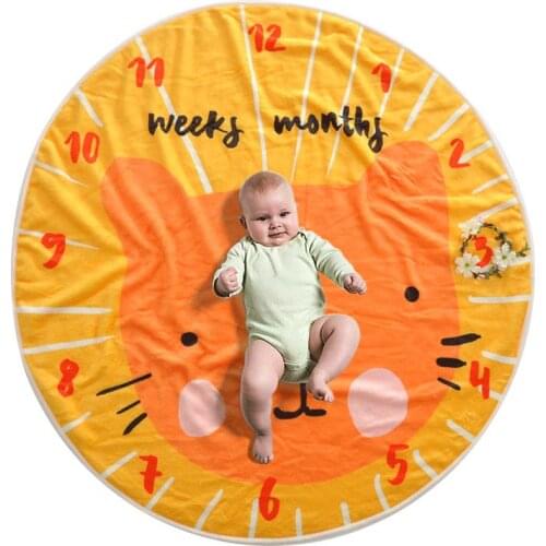Autumn winter Flannel Baby Blanket Infant Newborn Birthday Memory Photography Blanket Crawling Mat Soft Baby Swaddle Sleep Quilt