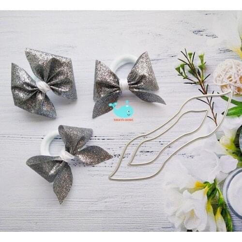 Mini size bow Metal Cutting Dies Embossing Stencils for DIY Scrapbooking Photo Album Decorative DIY Paper Cards Making Tool